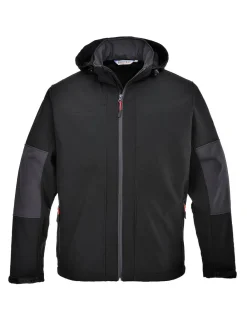 Portwest - Softshell avec capuche (3 couches) couleur : noir taille m - Online