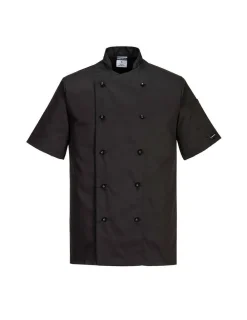 Portwest - Veste cuisine kent couleur : noir taille xl - Best