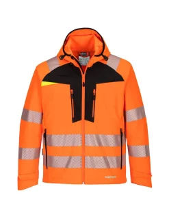 Portwest - Veste softshell hv dx4 - taille 6xl - orange/noir - Clearance