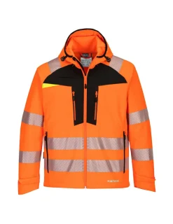 Portwest Vêtements | - Veste softshell hv dx4 couleur : orange/noir taille s -