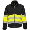 Portwest - Veste softshell pw3 haute visibilité classe 1 couleur : noir/jaune taille l - Sale
