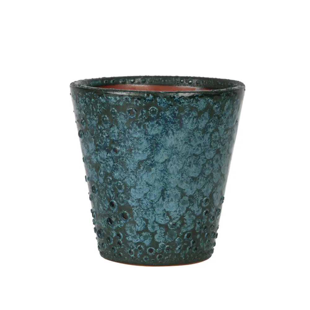 Poterie d'albi - Pot d'intérieur Iliade, coloris mix Ø 10 x H. 10 cm Discount
