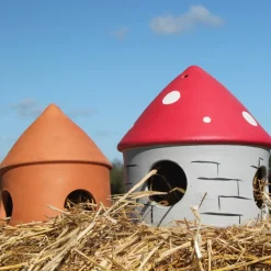Poterie Lutton Oiseaux Du Jardin | - Mangeoire à oiseaux champignon