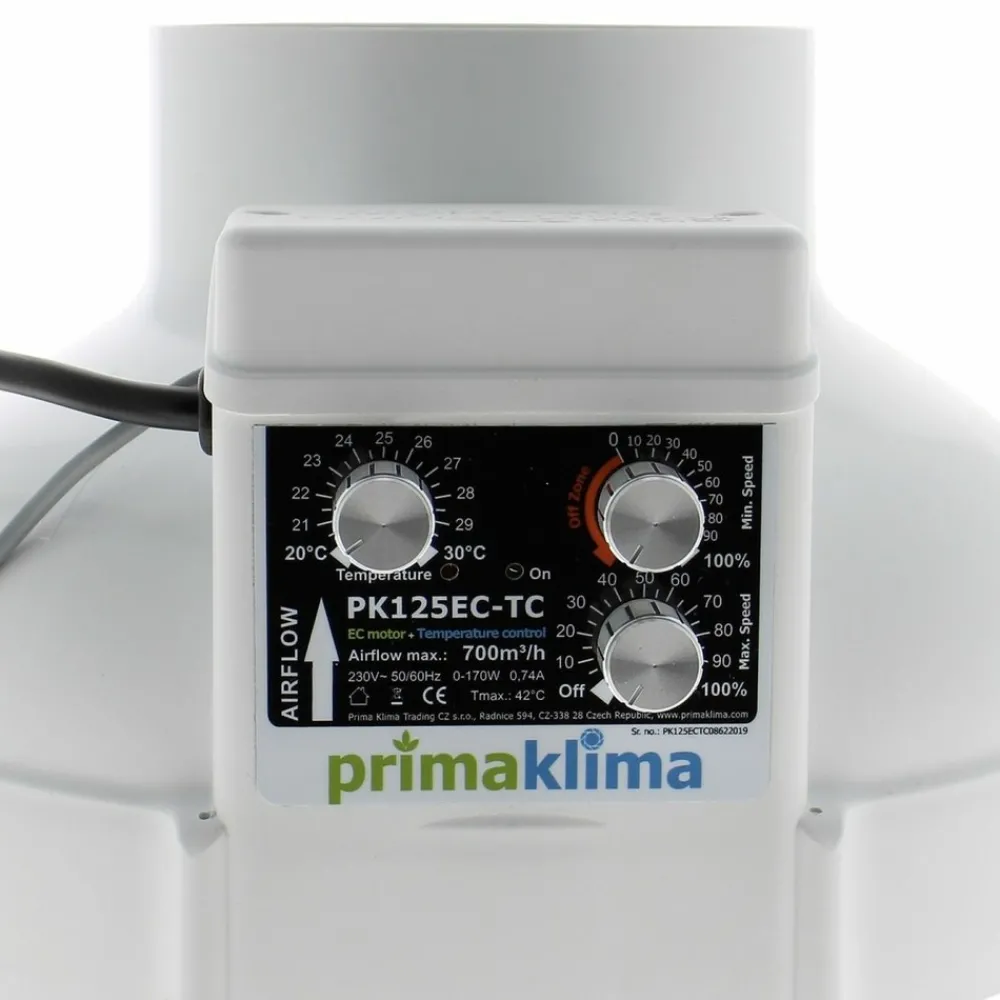 Prima Klima - Extracteur pk125ec-tc 700m3/h Discount