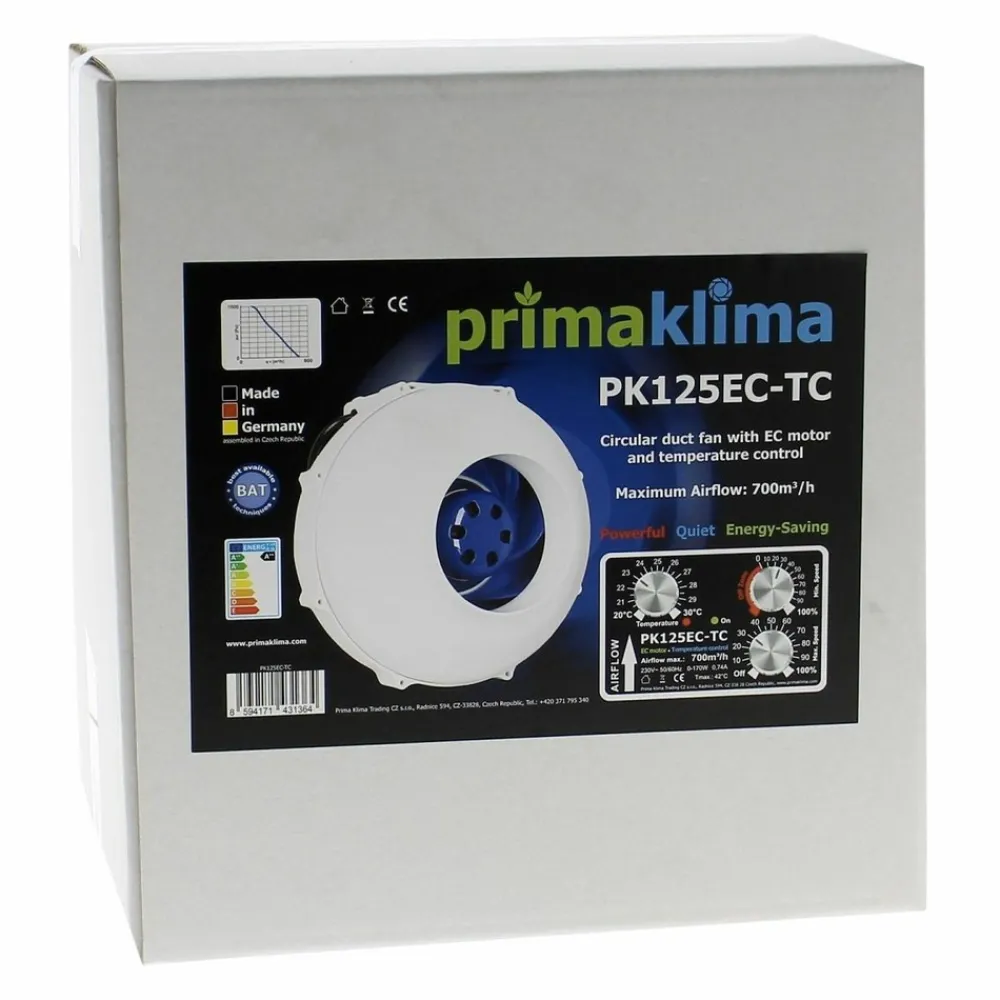 Prima Klima - Extracteur pk125ec-tc 700m3/h Discount
