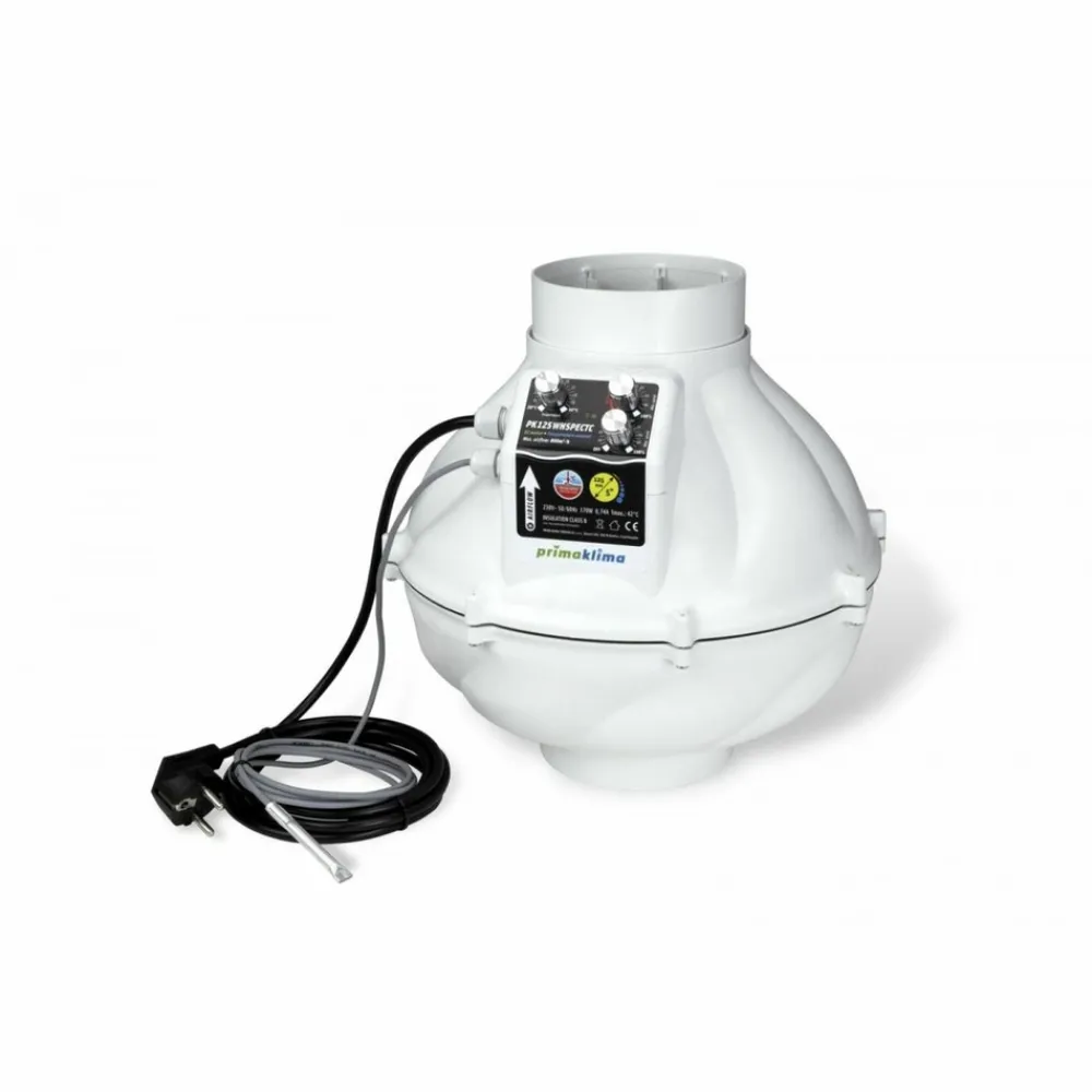 Prima Klima Outils De Jardinage Et Accessoires | - Extracteur ec whsp insono ø125mm thermocontrol