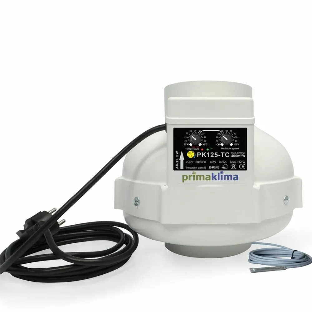 Prima Klima - Extracteur thermo-contrôlé 400m3/h - ø 125mm Clearance