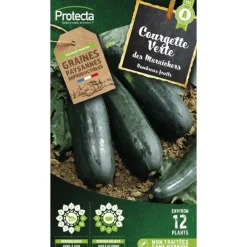 Protecta Graines De Légumes Et Aromatiques | - Graines paysannes - courgette verte des maraîchers