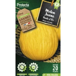 Protecta Graines De Légumes Et Aromatiques | - Graines paysannes - melon jaune boule d'or