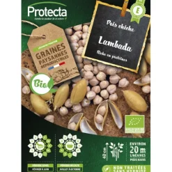 Protecta Graines De Légumes Et Aromatiques | - Graines paysannes - pois chiche lambada bio