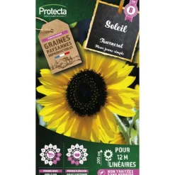 Protecta Graines De Légumes Et Aromatiques | - Graines paysannes - soleil tournesol simple jaune