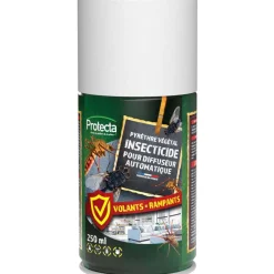 Protecta Traitement Et Pulvérisation | - Recharge pour diffuseur insecticide volants-rampants 250 ml