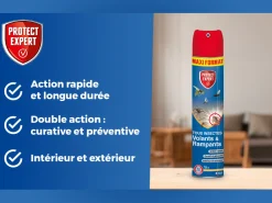 Protect Expert - Anti insectes volants & rampants - action choc & rapide - intérieur & extérieur - 750ml Clearance