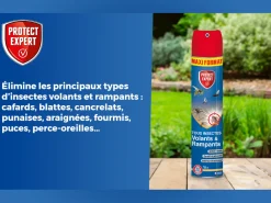 Protect Expert - Anti insectes volants & rampants - action choc & rapide - intérieur & extérieur - 750ml Clearance