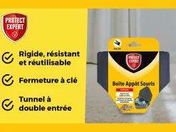 Protect Expert - Boitsou - boite appât souris - sécurisée avec clé de fermeture Best