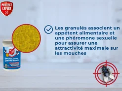 Protect Expert Anti-Nuisibles | - Granulés anti mocuhes - efficacité rapide - très forte appétence - attractivité maximale