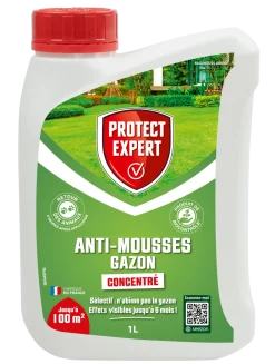 Protect Expert - anti-mousses gazon - 1l - jusqu'à 100m² - sélectif - ef New