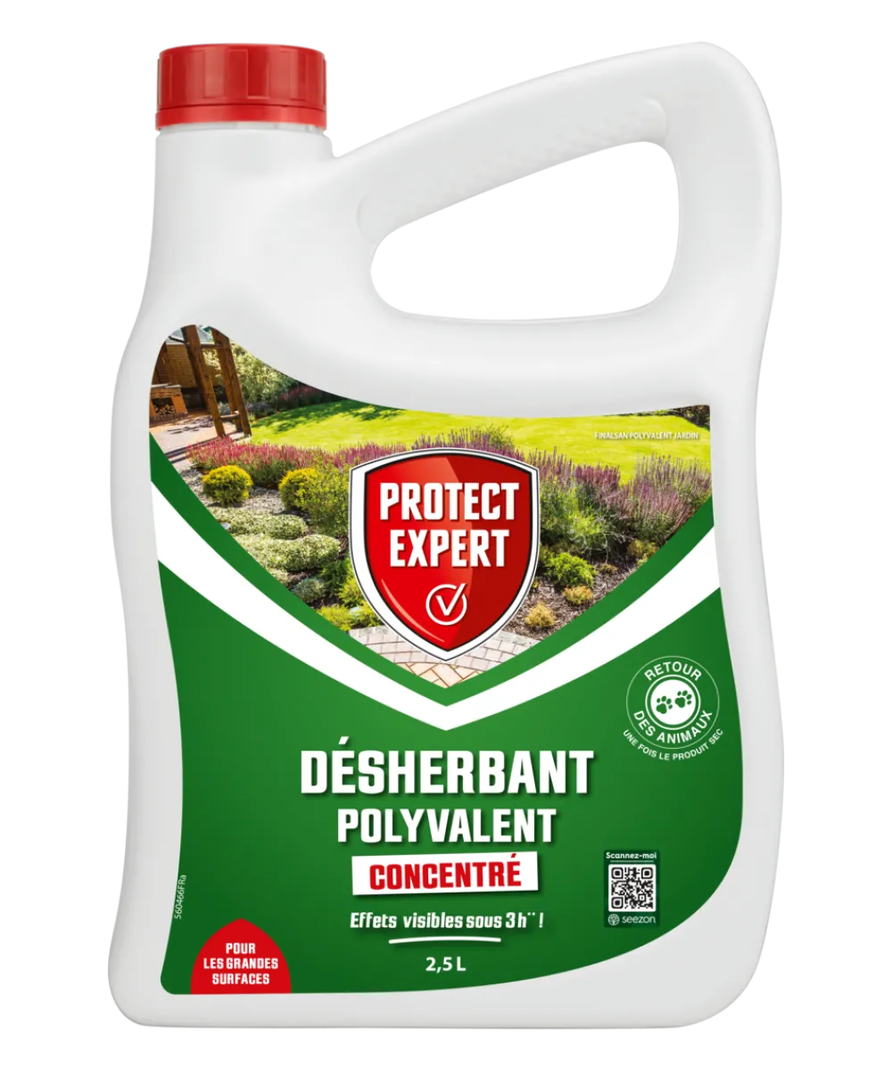 Protect Expert - désherbant polyvalent concentré - effets visibles en 3h - 2,5l - jusqu鈥² traités - bidon doseur proherbio25n Clearance