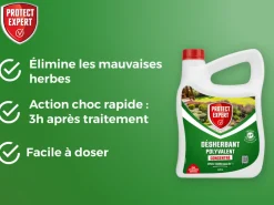 Protect Expert - désherbant polyvalent concentré - effets visibles en 3h - 2,5l - jusqu鈥² traités - bidon doseur proherbio25n Clearance