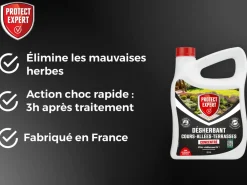 Protect Expert - désherbant concentré - cours allées terrasses - effets visibles sous 3h - 2,5l - jusqu鈥² traités procour25n Online
