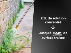 Protect Expert - désherbant concentré - cours allées terrasses - effets visibles sous 3h - 2,5l - jusqu鈥² traités procour25n Online