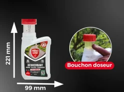 Protect Expert - désherbant ultra concentré - cours allées terrasses - agit sous 3h - 400ml - jusqu鈥² traités procouru400
