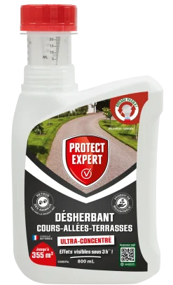 Protect Expert Traitement Et Pulvérisation | - désherbant ultra concentré - cours allées terrasses - agit sous 3h - 800ml - jusqu鈥² traités procouru800