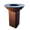 Quoco - Brasero curvo small corten ø72- Clearance