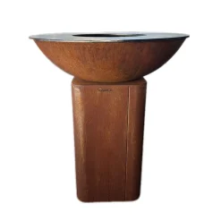 Quoco - Brasero curvo small corten ø72- Clearance