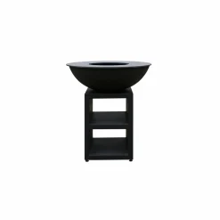 Quoco Barbecues Et Planchas | - Brasero piatto large noir ø94 + grille + spatule + housse