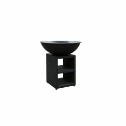 Quoco Barbecues Et Planchas | - Brasero piatto large noir ø94 + grille + spatule + housse