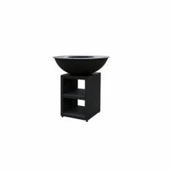 Quoco Barbecues Et Planchas | - Brasero piatto large noir ø94 + grille + spatule + housse