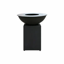 Quoco Barbecues Et Planchas | - Brasero piatto large noir ø94 + grille + spatule + housse