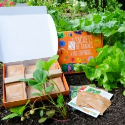 Radis Et Capucine Plants De Légumes Et Aromatiques | - Coffret 52 sachets de graines