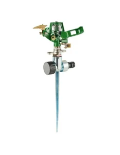 Rain Irrigation Arrosage | - Asperseur métal sur pique pour arrosage de surface rayon 14m -