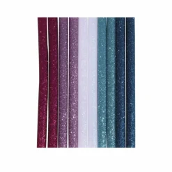 Rayher - 10 bâtonnets de colle à paillettes pour pistolet à colle 10 x 0,7 cm - bleu-violet Sale