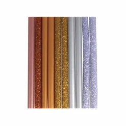 Rayher - 10 bâtonnets de colle à paillettes pour pistolet à colle 10 x 0,7 cm - argenté-doré New