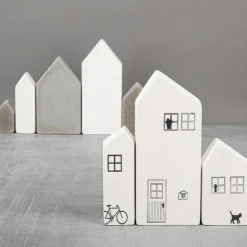 Rayher Modelage Et Mosaique | - Moule 3 maisons avec toit pentu