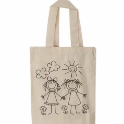 Rayher - Sac en coton petites filles 25 x 20 cm Hot