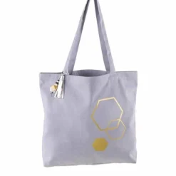 Rayher - Sac en coton 46 x 30 cm - gris Best