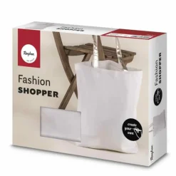 Rayher Peinture Et Beaux-Arts | - Sac en tissu à customiser 46 x 46 cm - blanc