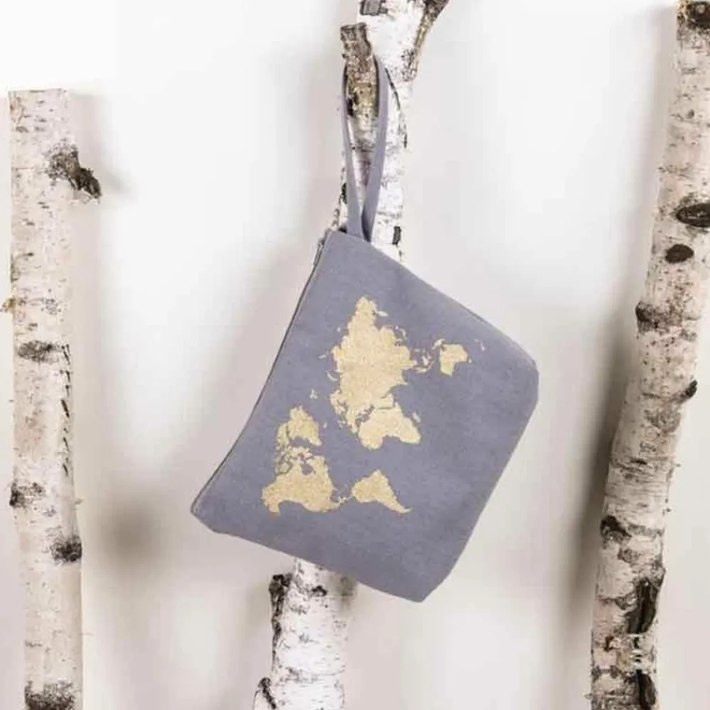 Rayher - Trousse à customiser 22 x 17 cm - gris Best