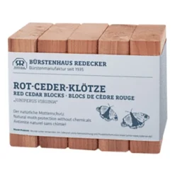 Redecker - 5 blocs de cèdre rouge - antimite naturel