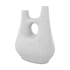 Rendez-vous Déco RENDEZ-VOUS DÉCO - Cruz - vase décoratif blanc en terre cuite h42cm Outlet