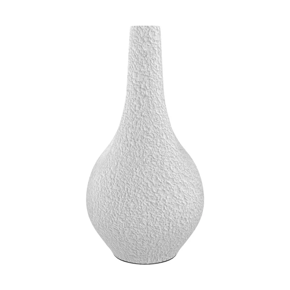 Rendez-vous Déco RENDEZ-VOUS DÉCO - Cruz - vase décoratif blanc en terre cuite h42cm Outlet
