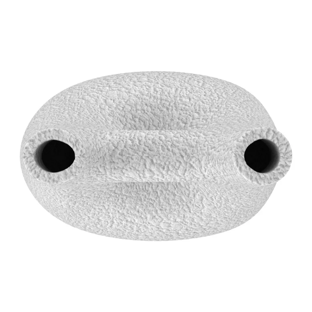 Rendez-vous Déco RENDEZ-VOUS DÉCO - Cruz - vase décoratif blanc en terre cuite h42cm Outlet