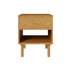 Rendez-vous Déco RENDEZ-VOUS DÉCO - Inès - table de chevet en bois d'hévéa massif 1 tiroir Discount
