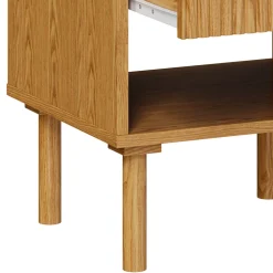 Rendez-vous Déco RENDEZ-VOUS DÉCO - Inès - table de chevet en bois d'hévéa massif 1 tiroir Discount