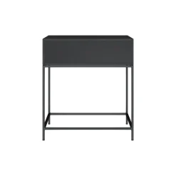 Rendez-vous Déco Mobilier D'Intérieur | RENDEZ-VOUS DÉCO - Jakson - table de chevet 1 tiroir en bois d'acacia et métal noir