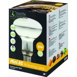 Reptile Systems Eclairage | - D3 UV Basking Lamp Mini 80W culot E27